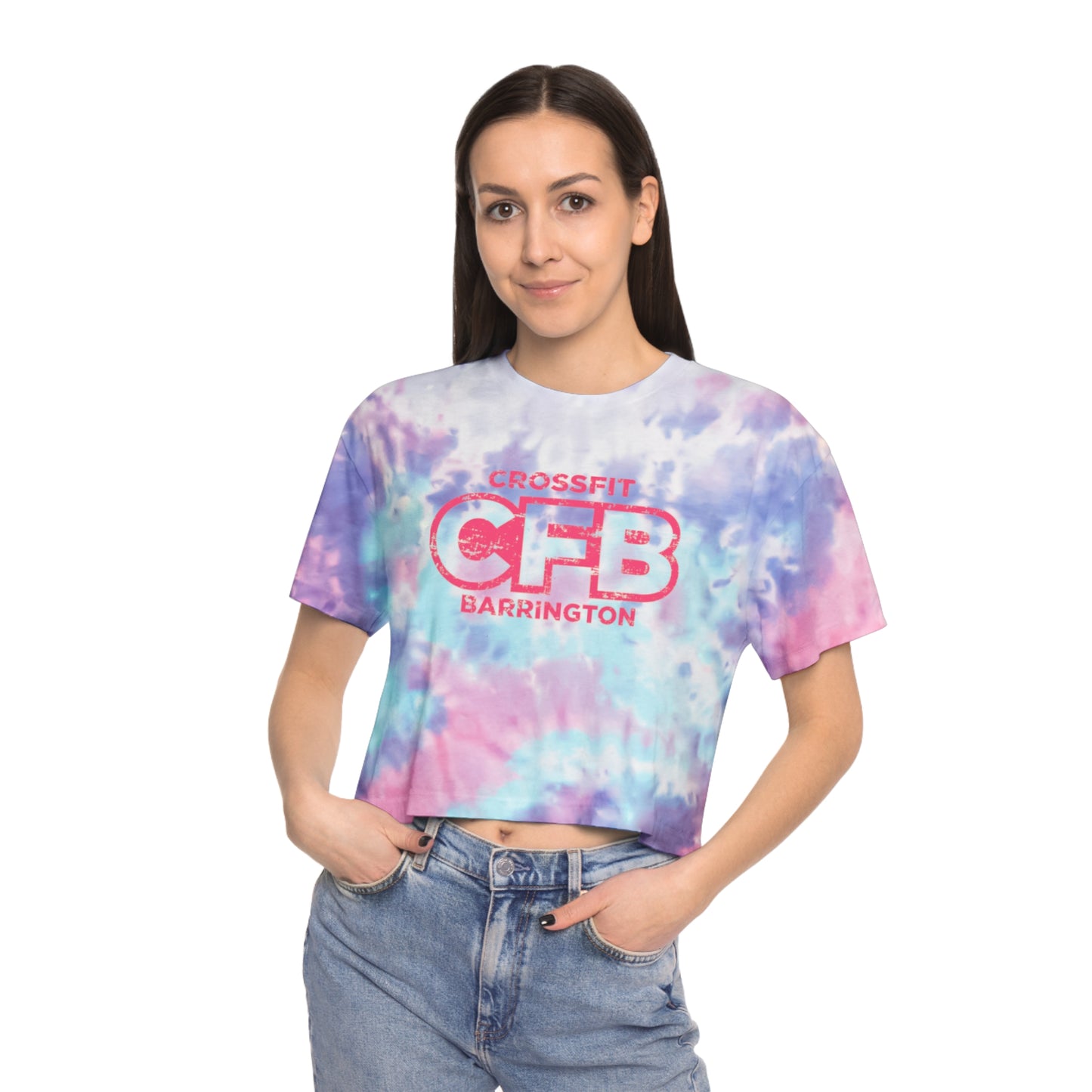 CFB Women's Tie-Dye Crop Tee